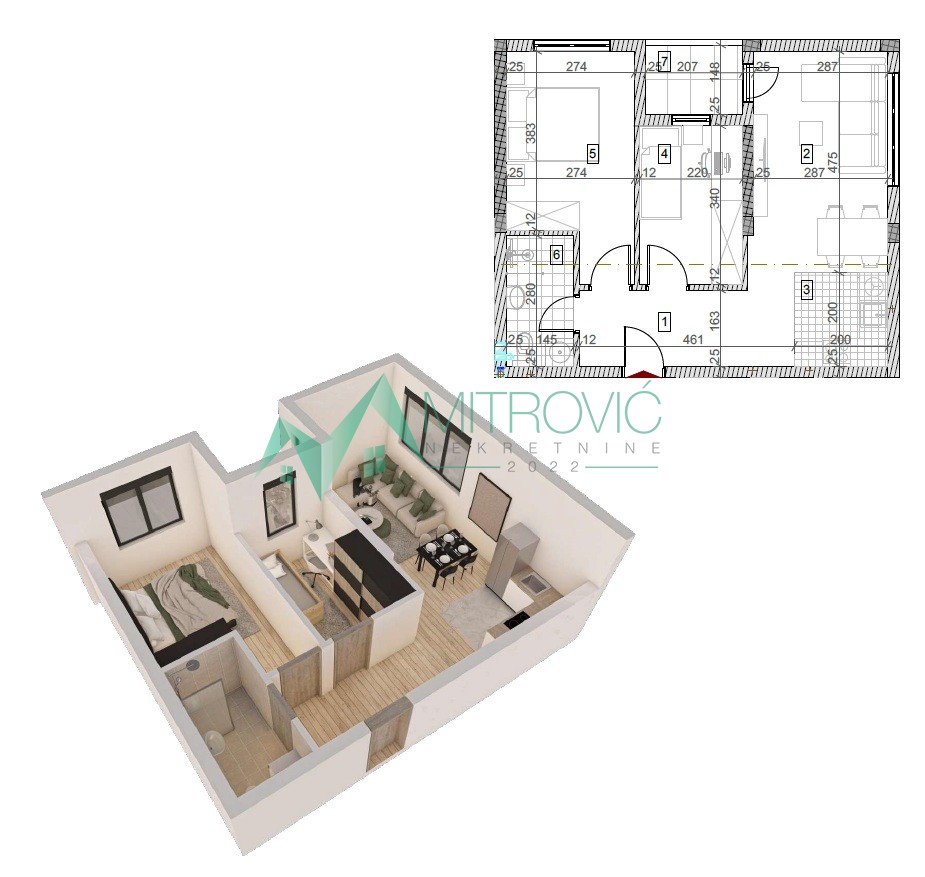 Stan Prodaja Sremska Kamenica Stan Prodaja Sremska Kamenica 50 m2