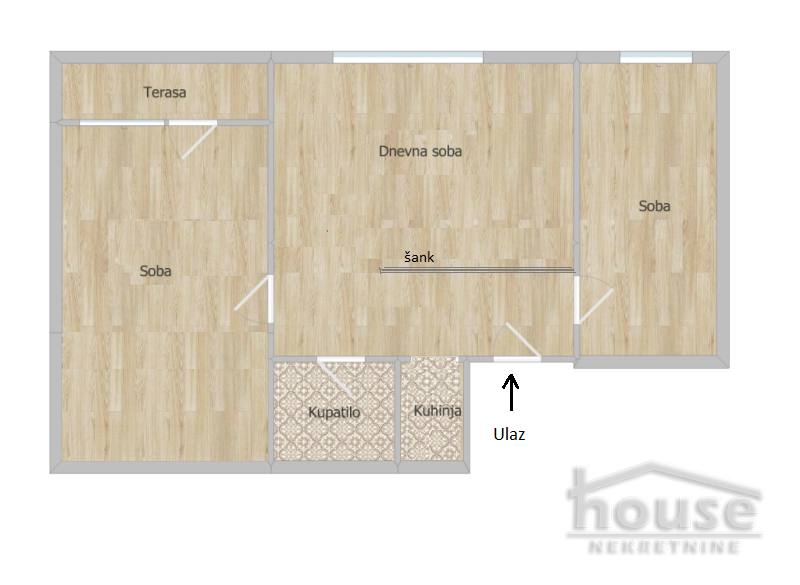 Stan Prodaja Novi Sad  60 m2