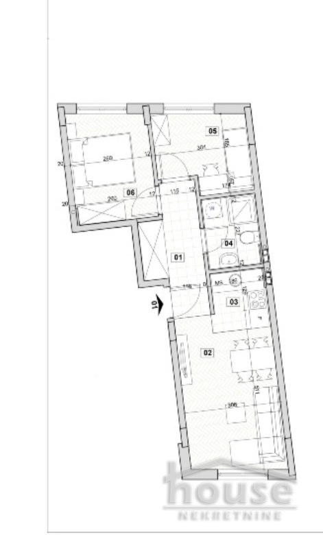 Stan Prodaja Novi Sad  44 m2