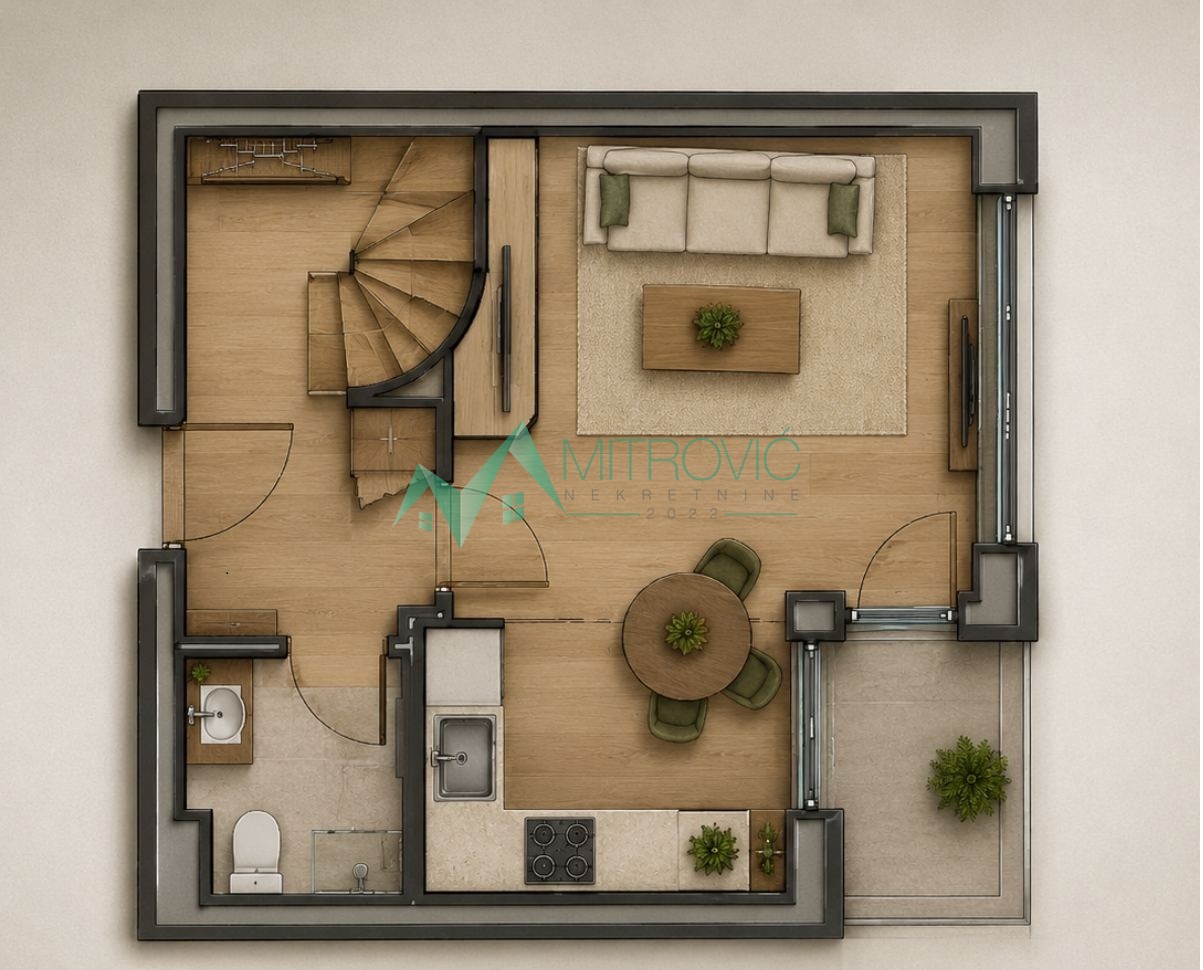 Stan Prodaja Novi Sad  52 m2