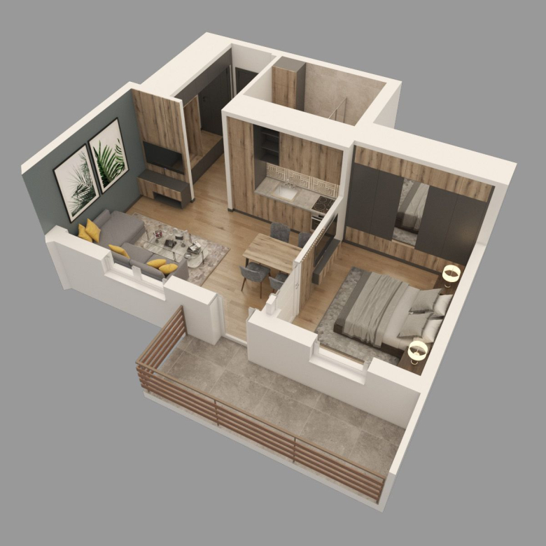 Stan Prodaja Novi Sad  42 m2