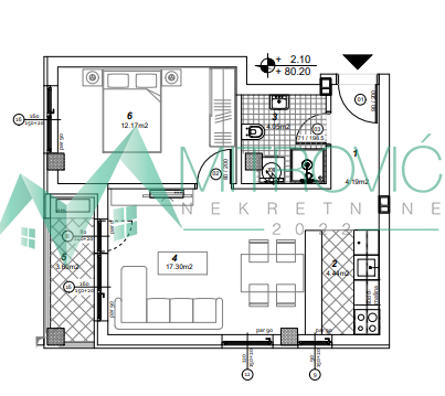 Stan Prodaja Novi Sad  44 m2