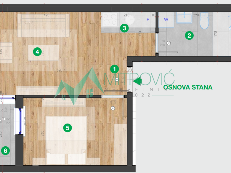 Stan Prodaja Novi Sad  35 m2