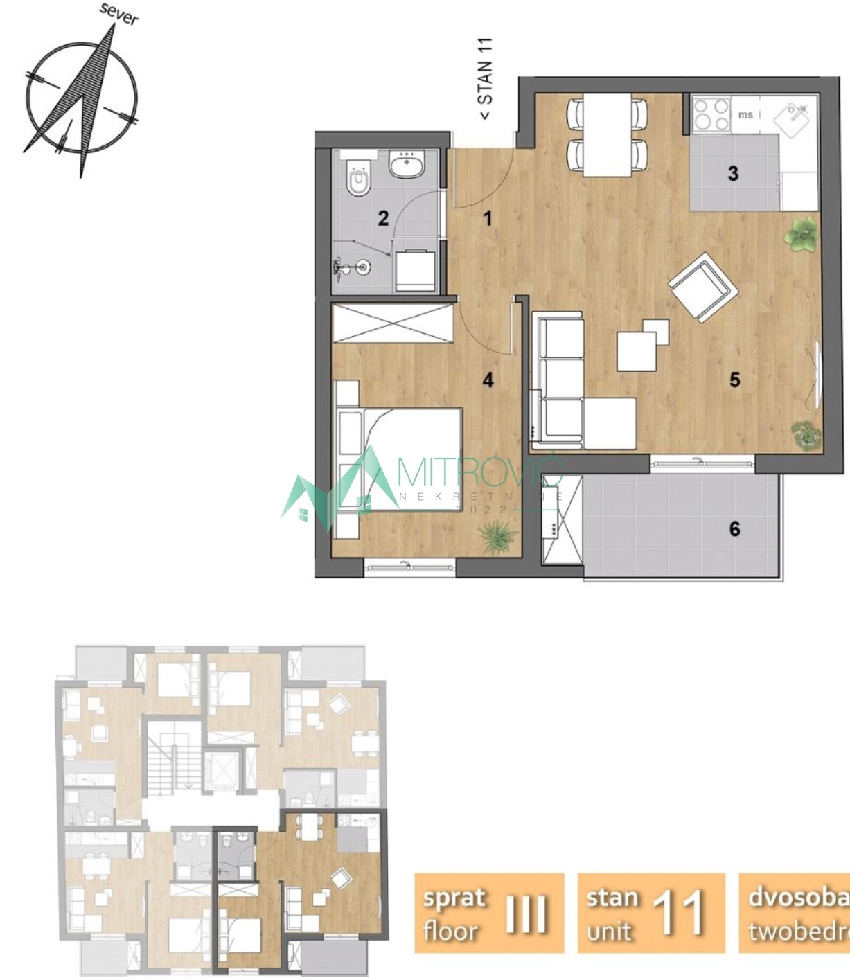 Stan Prodaja Novi Sad Stan Prodaja Novi Sad 48 m2