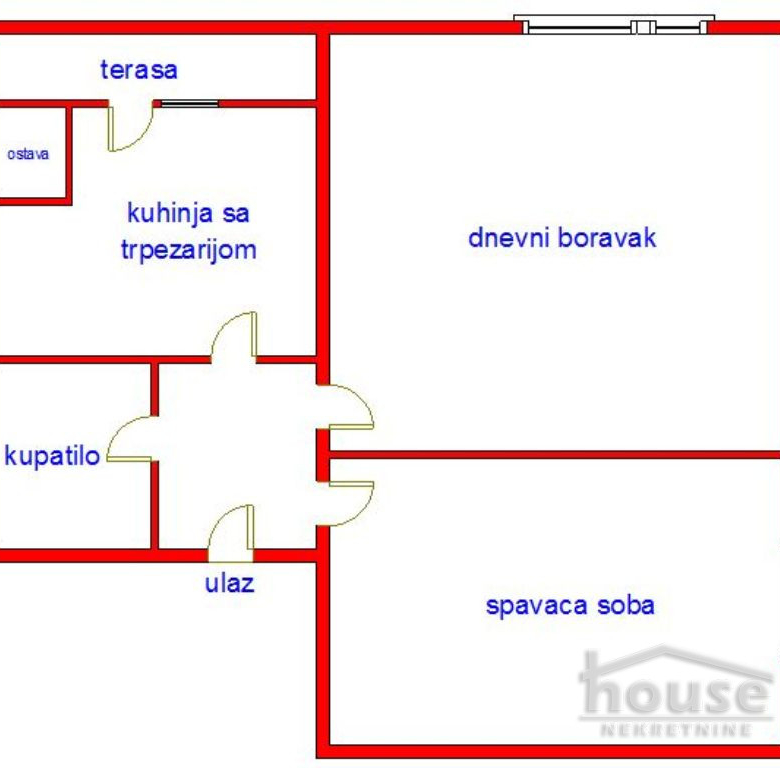 Stan Prodaja Novi Sad  46 m2