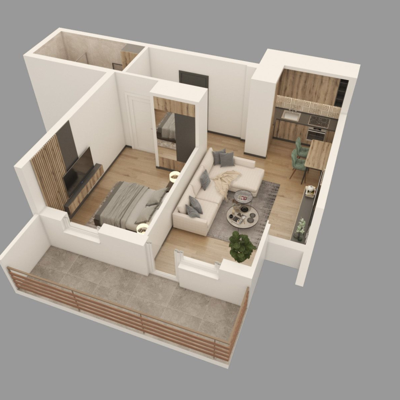 Stan Prodaja Novi Sad  47 m2