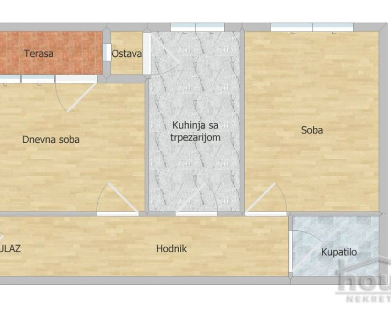 Stan Prodaja Novi Sad  54 m2