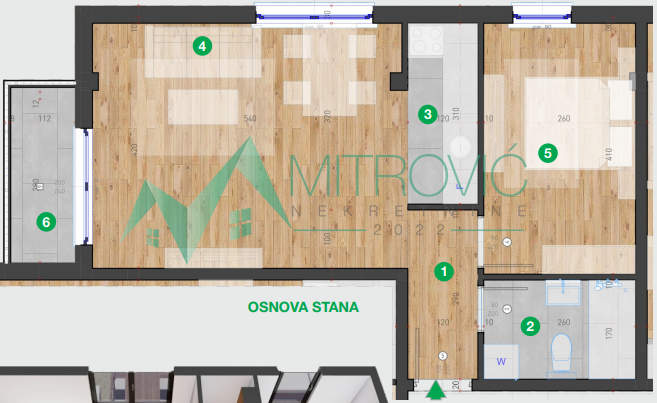 Stan Prodaja Novi Sad  45 m2
