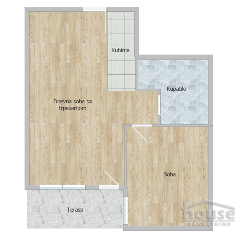 Stan – Novi Sad, Telep – ID 1064565.