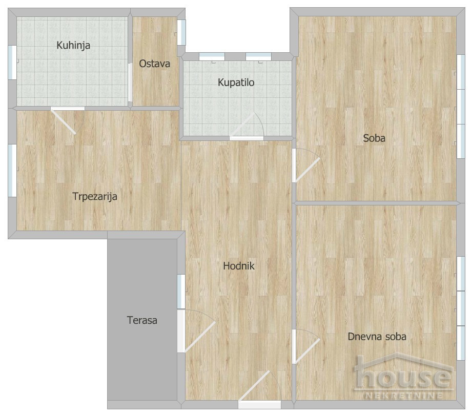 Stan Prodaja Novi Sad  72 m2