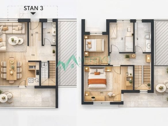 Stan Prodaja Novi Sad  83 m2