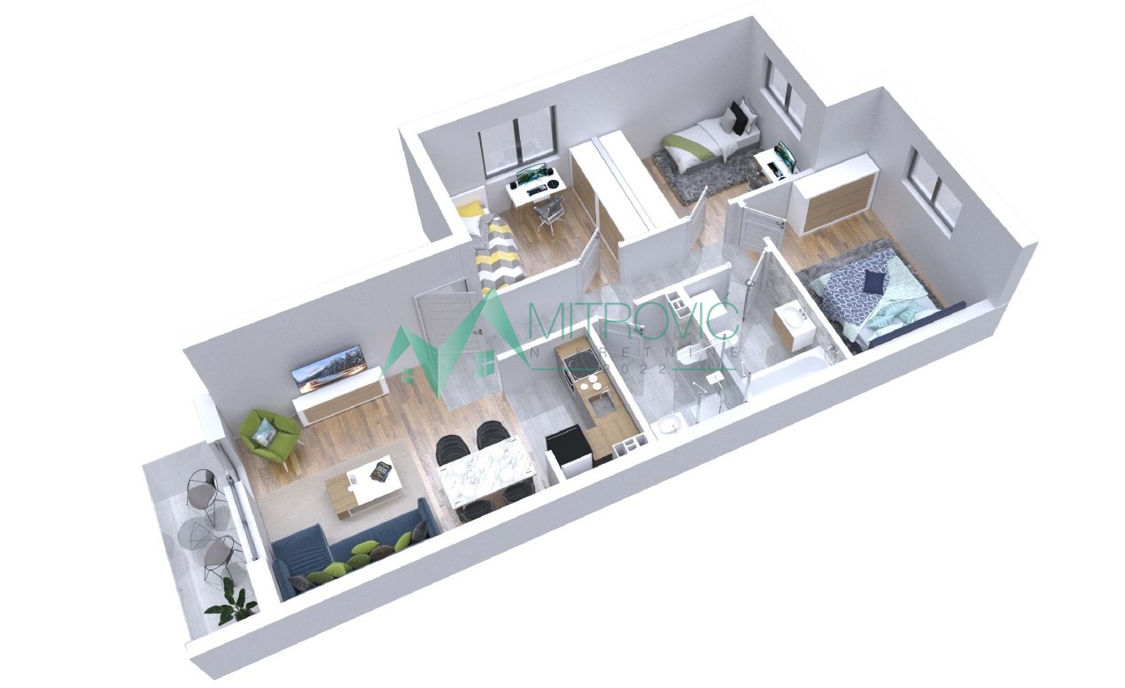 Stan Prodaja Sremska Kamenica Stan Prodaja Sremska Kamenica 66 m2