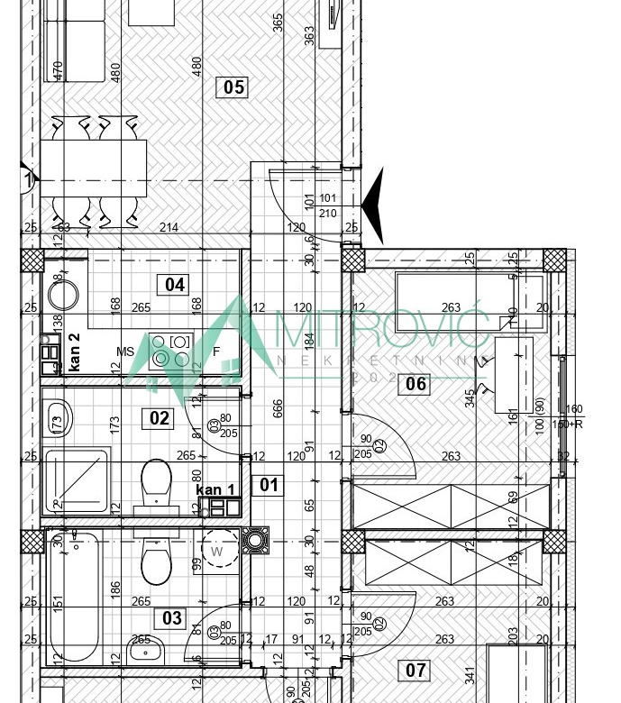 Stan Prodaja Sremska Kamenica  66 m2