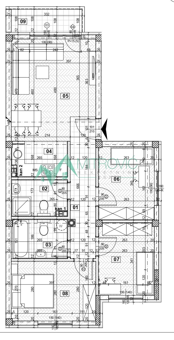Stan Prodaja Sremska Kamenica Stan Prodaja Sremska Kamenica 66 m2