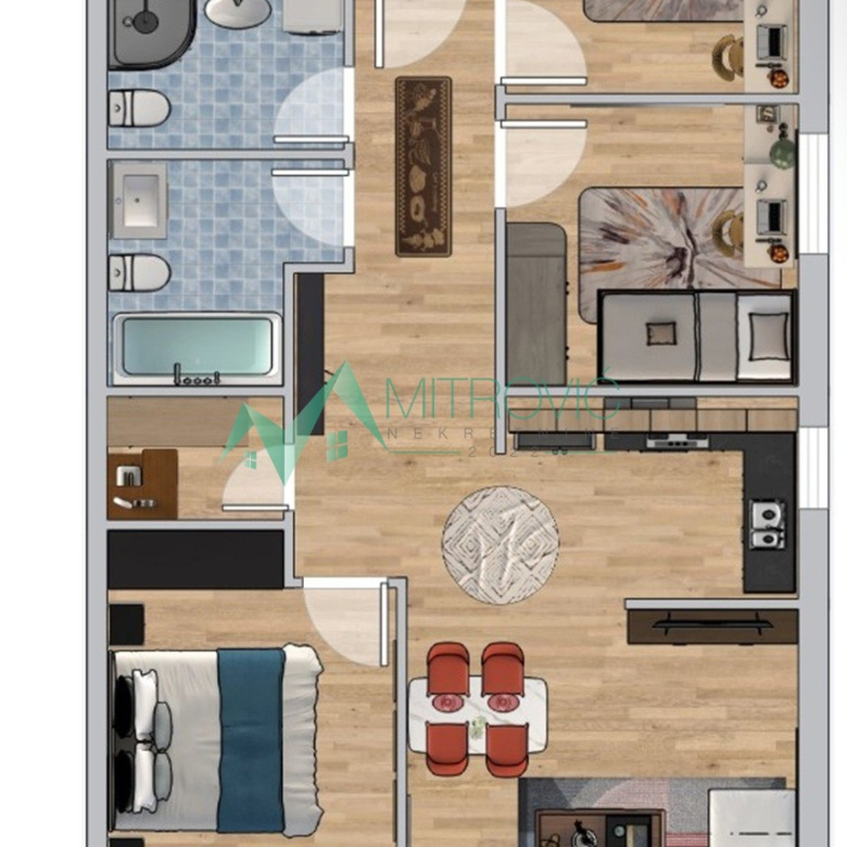 Stan Prodaja Novi Sad  72 m2