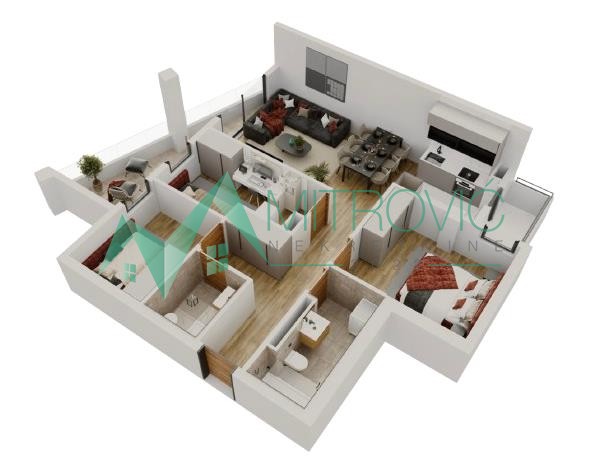 Stan Prodaja Novi Sad  80 m2