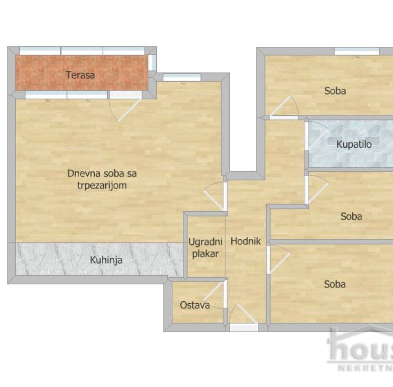 Stan Prodaja Novi Sad  70 m2