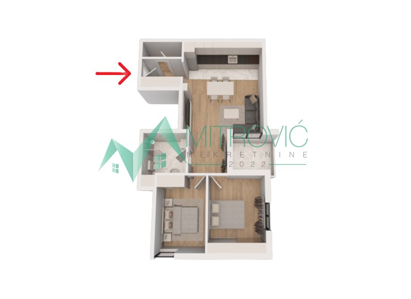 Stan Prodaja Sremska Kamenica Stan Prodaja Sremska Kamenica 64.12 m2