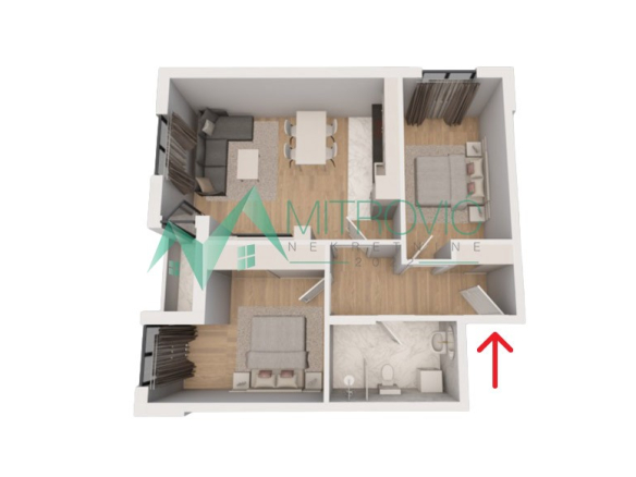 Stan Prodaja Sremska Kamenica  62.12 m2
