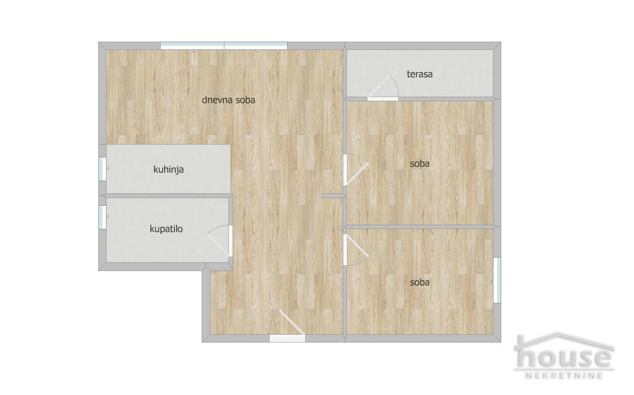 Stan Prodaja Novi Sad  65 m2
