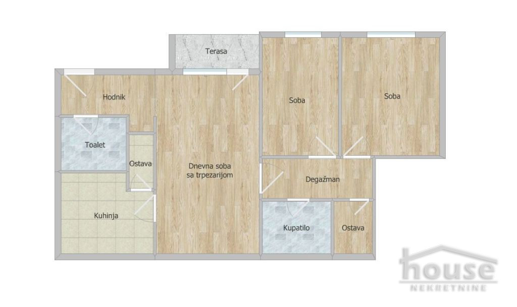 Stan Prodaja Novi Sad  65 m2
