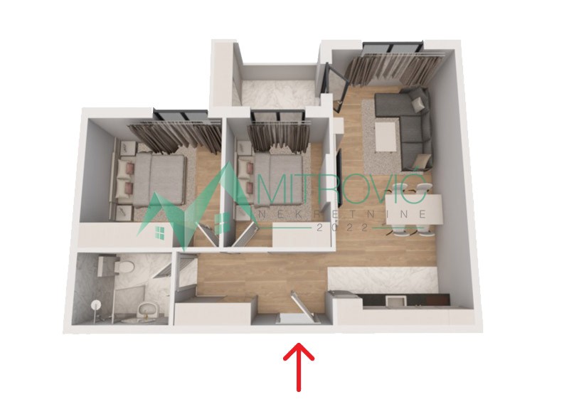Stan Prodaja Sremska Kamenica  56.61 m2