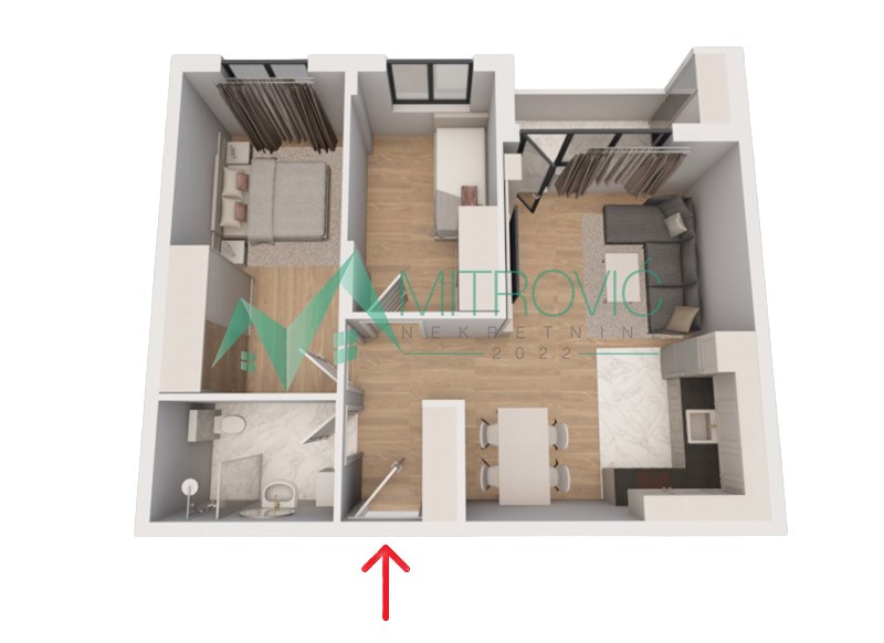 Stan Prodaja Sremska Kamenica  58.5 m2