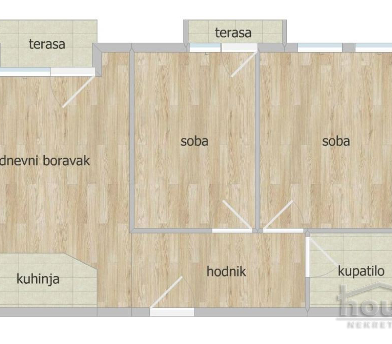 Stan Prodaja Novi Sad  59 m2