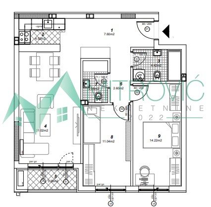 Stan Prodaja Novi Sad  70 m2