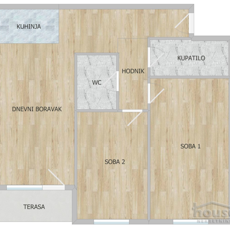 Stan Prodaja Novi Sad  70 m2