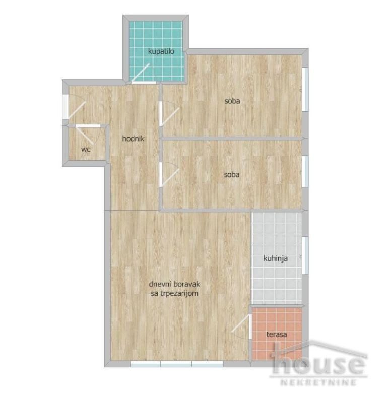 Stan Prodaja Novi Sad  62 m2