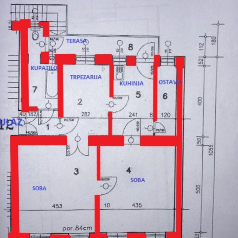 Stan Prodaja Novi Sad  84 m2