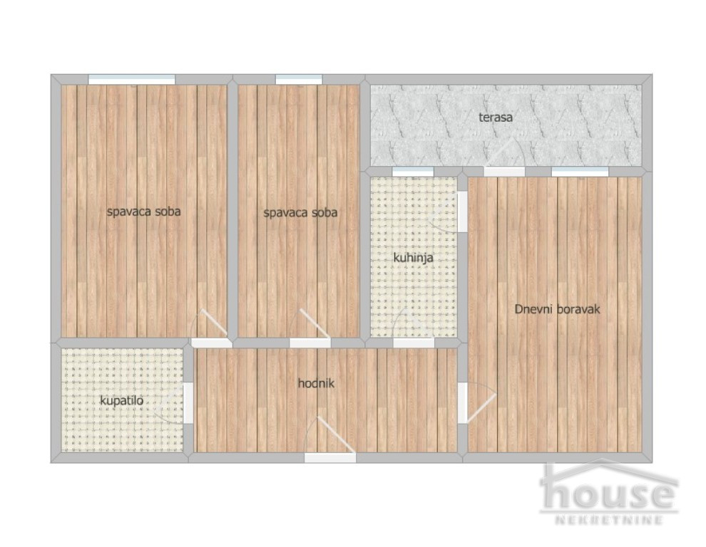 Stan Prodaja Novi Sad  77 m2