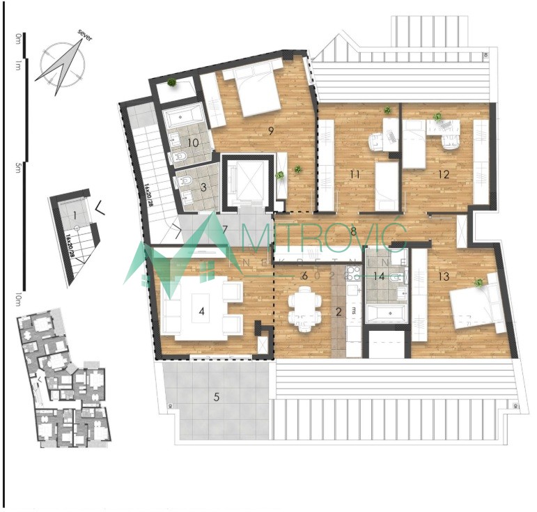 Stan Prodaja Novi Sad  122 m2