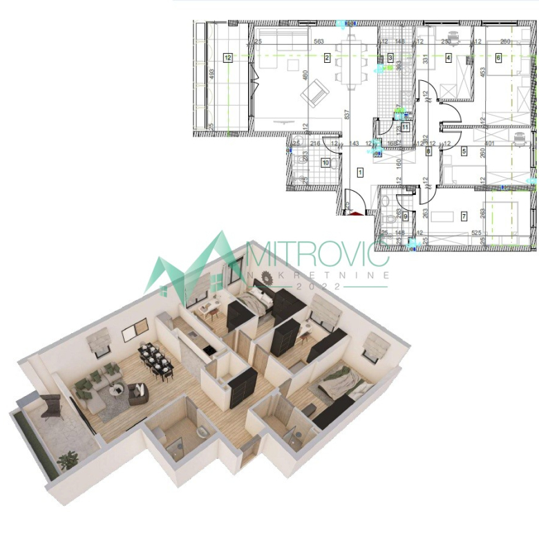 Stan Prodaja Sremska Kamenica  110 m2