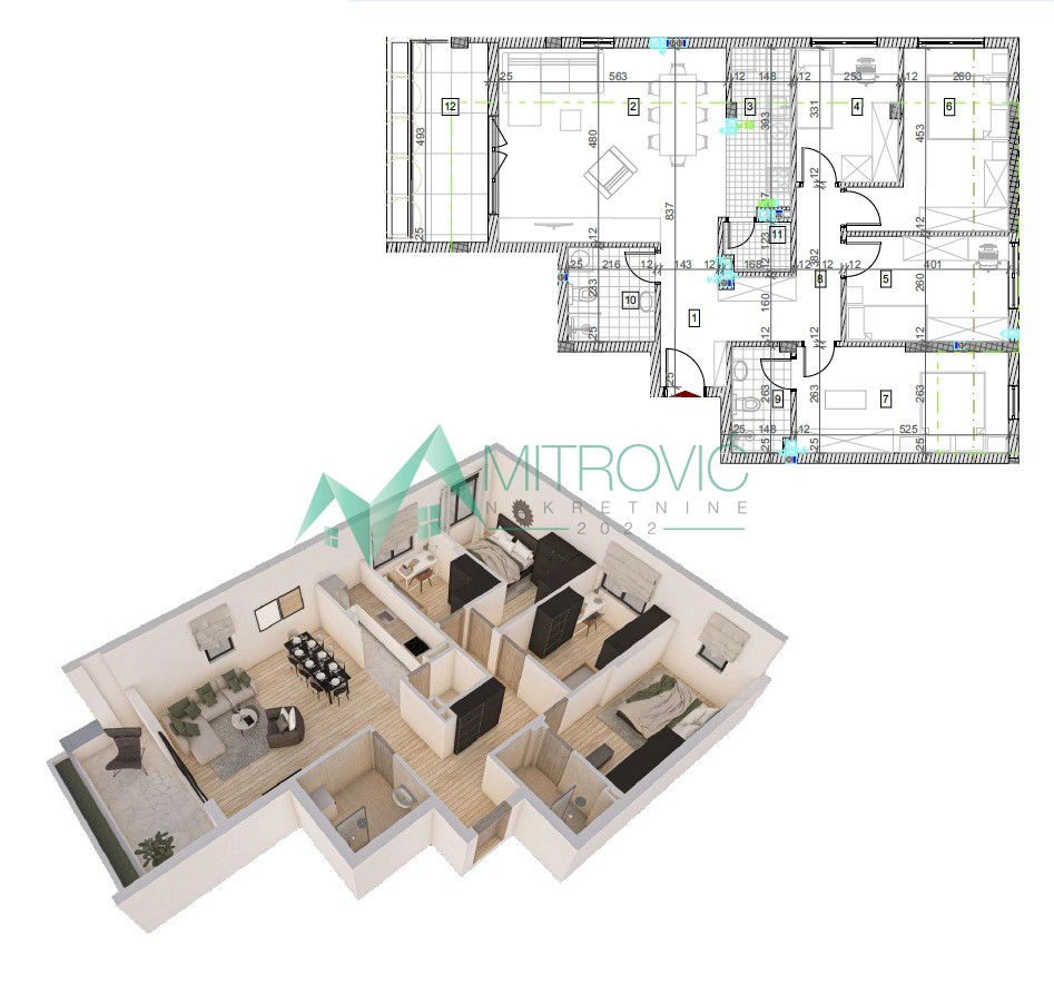 Stan Prodaja Sremska Kamenica  110 m2