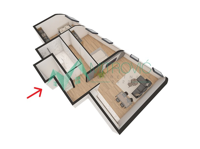 MODERAN ČETVOROSOBAN DUPLEKS – MIŠELUK (šifra nekretnine: 1004114).