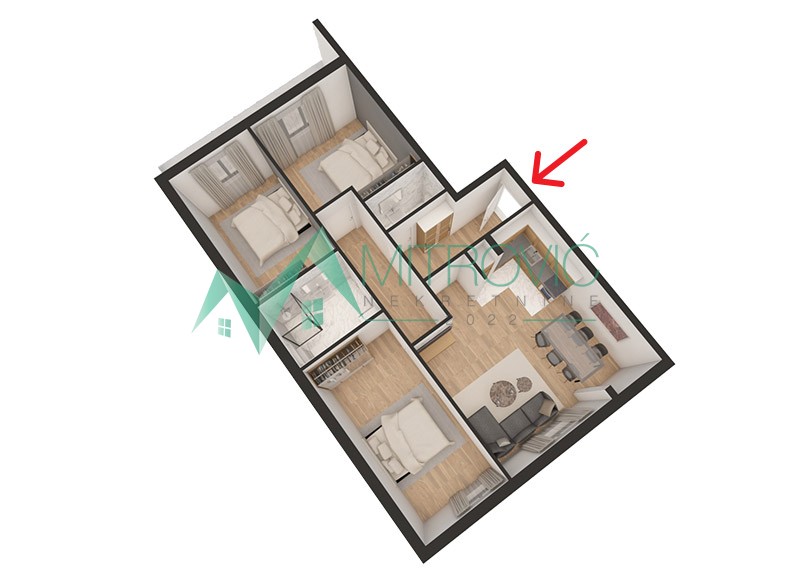 Stan Prodaja Sremska Kamenica  87.95 m2