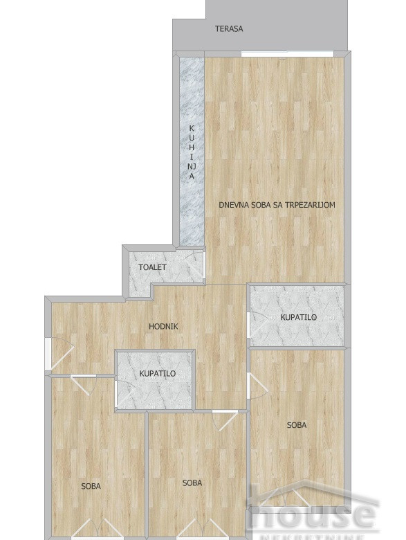 Stan Prodaja Novi Sad  107 m2