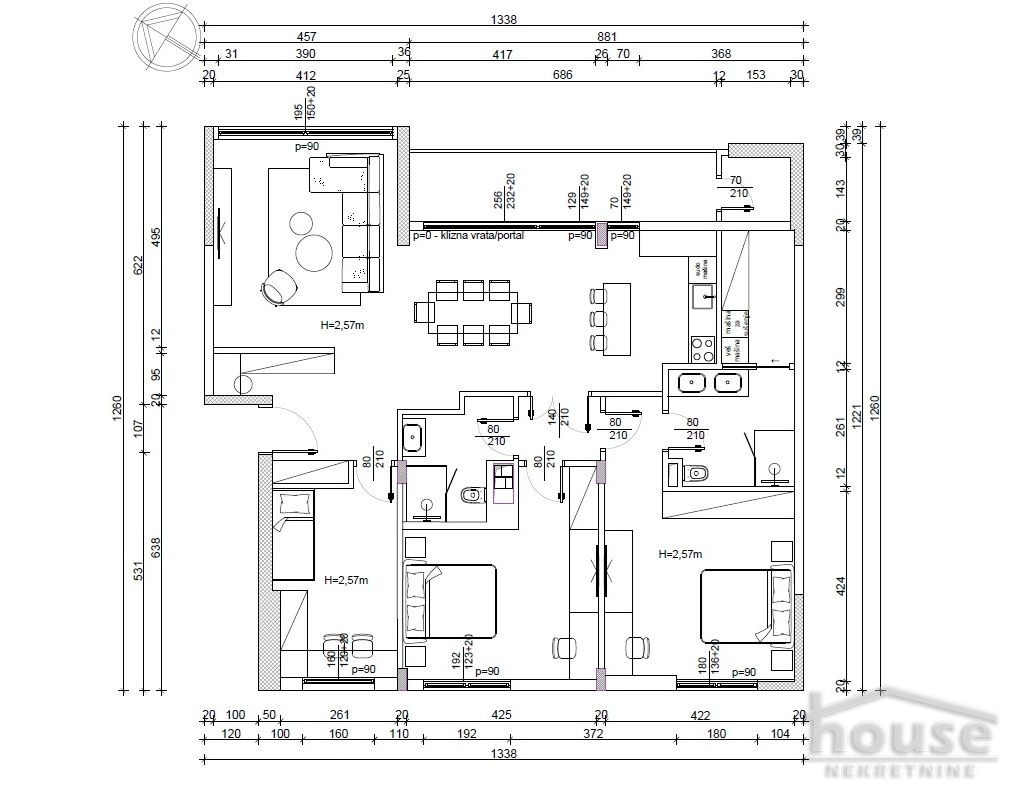 Stan Prodaja Novi Sad  130 m2