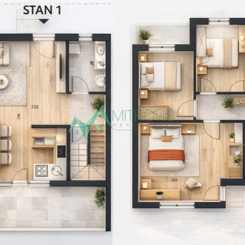 Stan Prodaja Novi Sad  89 m2