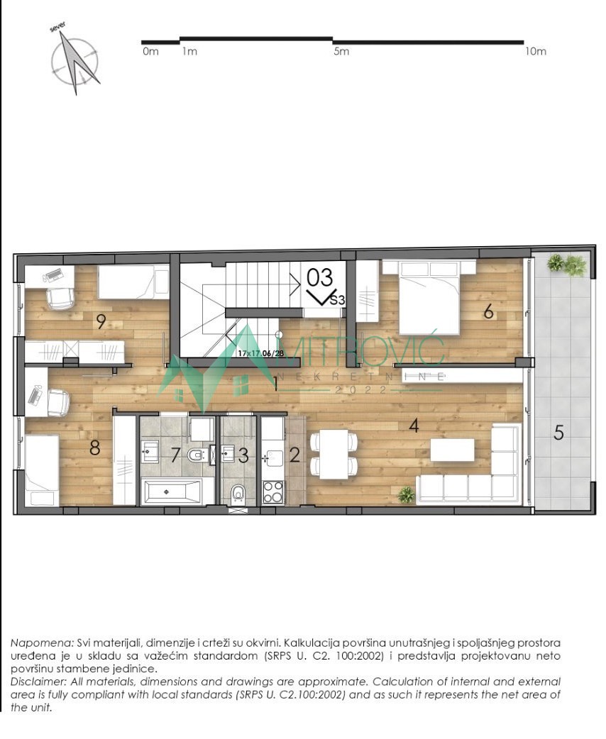 Stan Prodaja Novi Sad  105 m2