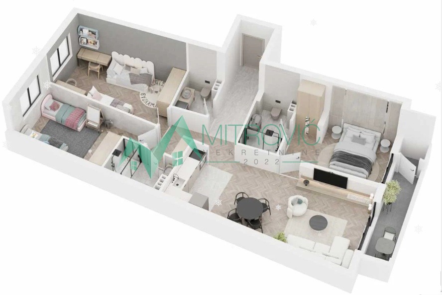 Stan Prodaja Novi Sad  94 m2
