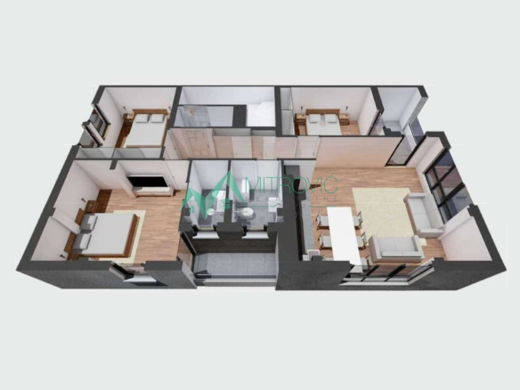 Stan Prodaja Novi Sad  82 m2
