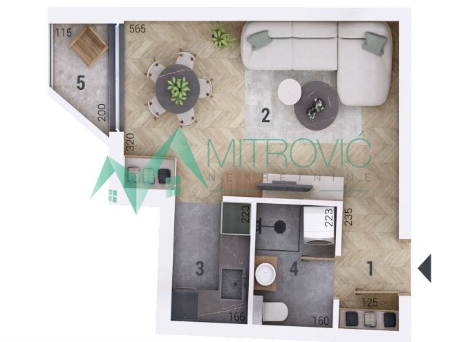 Stan Prodaja Petrovaradin  30 m2
