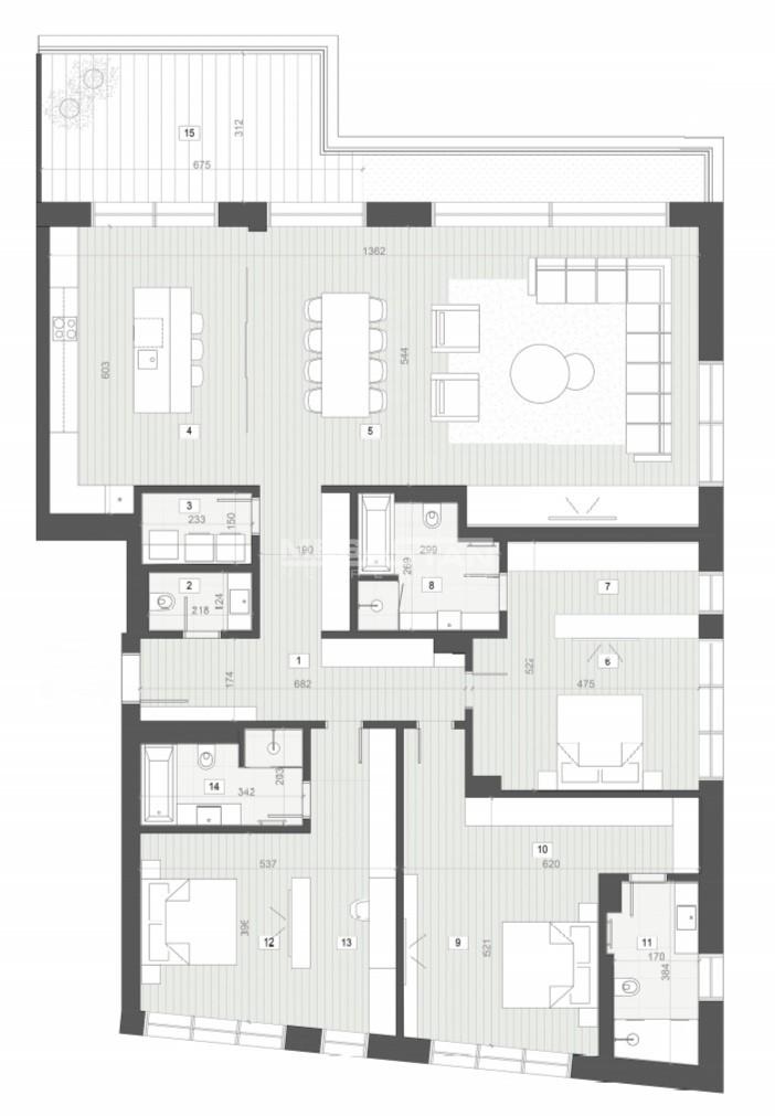 108092823-9-20250123151150 Četvorosoban stan na prodaju, Dedinje, Beograd, 221m², 1.280.300 €