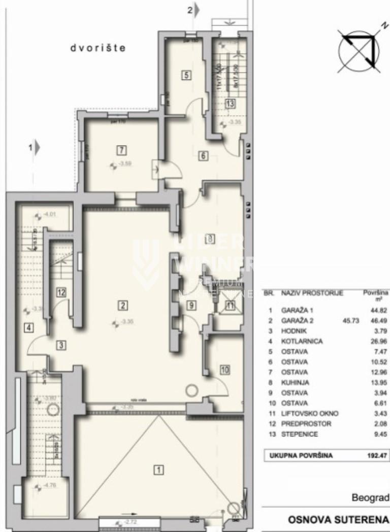 Kuća na prodaju, Slavija, Beograd, 941m², 3.500.000 €
