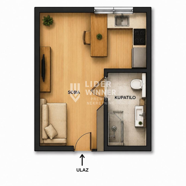 Stan Prodaja Beograd Gornji Grad 10 m2