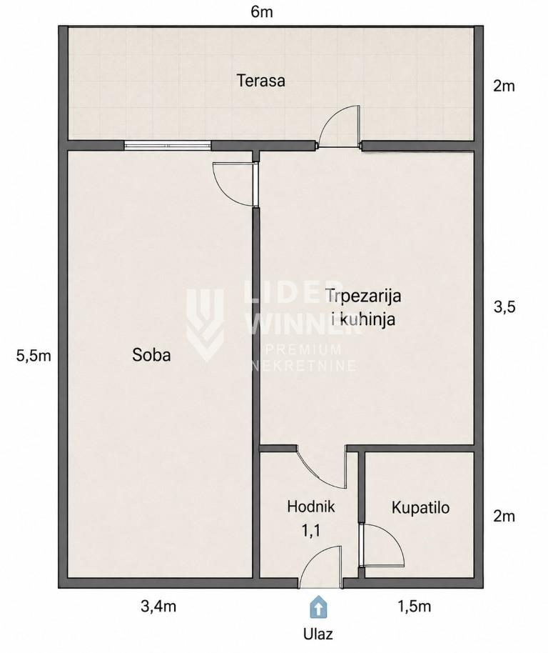 Stan Prodaja Beograd Karaburma 33 m2