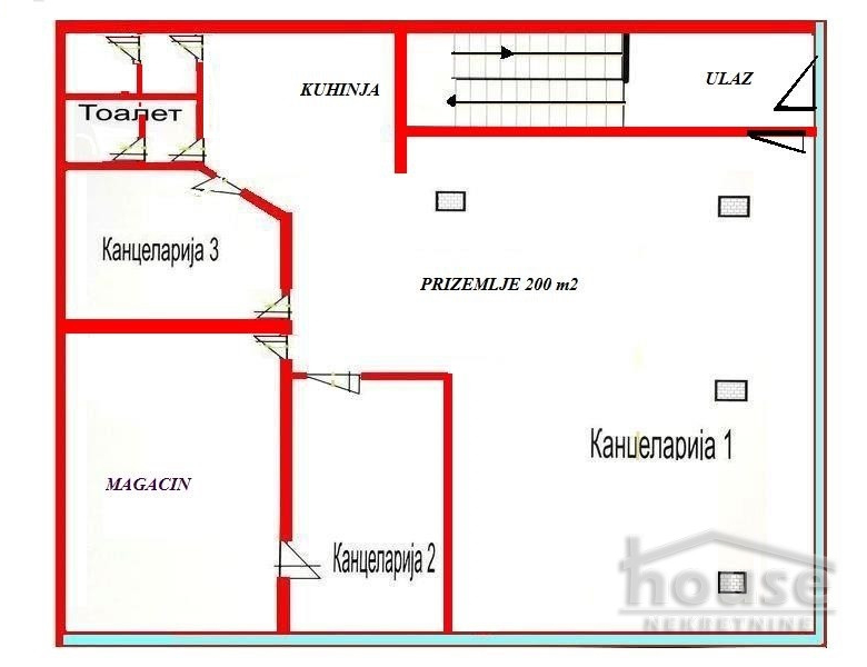 Lokal Izdavanje Novi Sad  400 m2